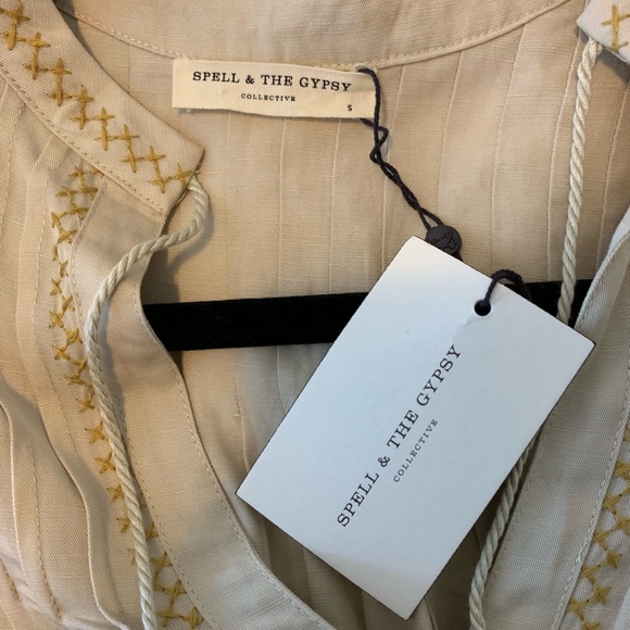 NWT Spell & the Gypsy Collective Embroidered Dress - Picture 6 of 8